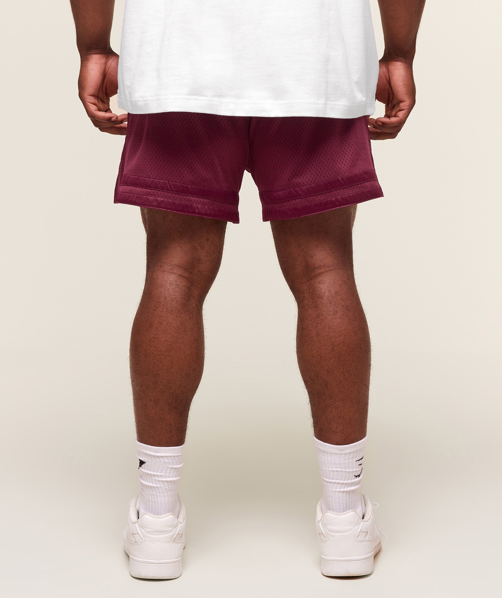 Varsity Mesh Shorts Strong Pink