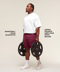 Varsity Mesh Shorts Strong Pink