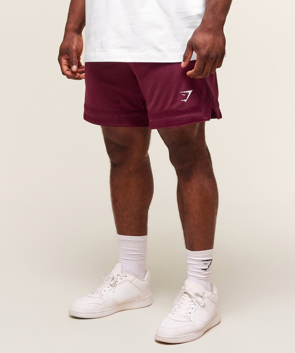Varsity Mesh Shorts Strong Pink