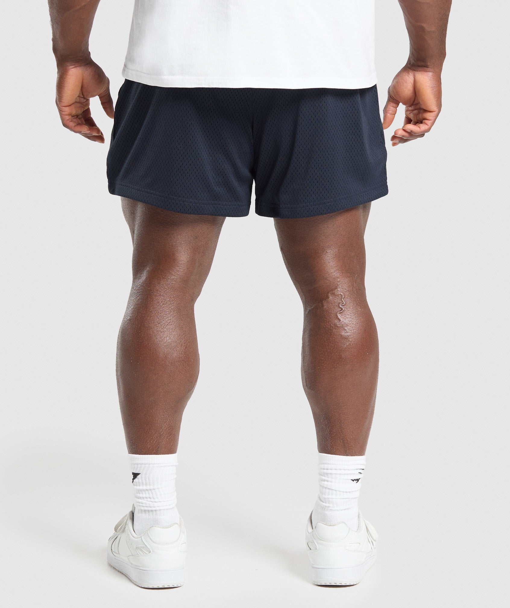 Lifting Mesh 5" Shorts Heavy Blue