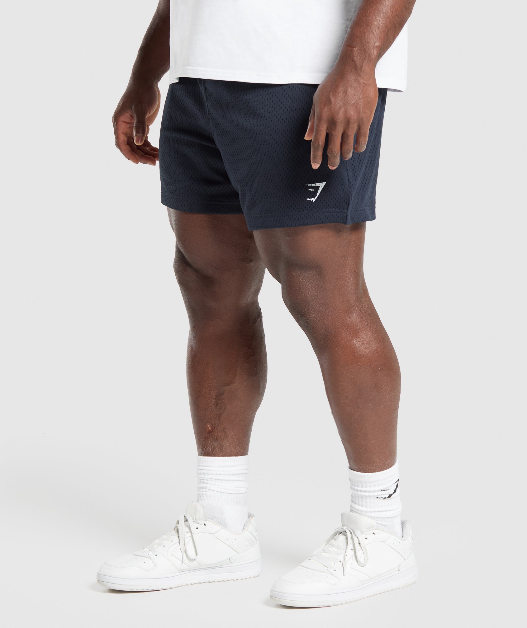 Lifting Mesh 5" Shorts Heavy Blue