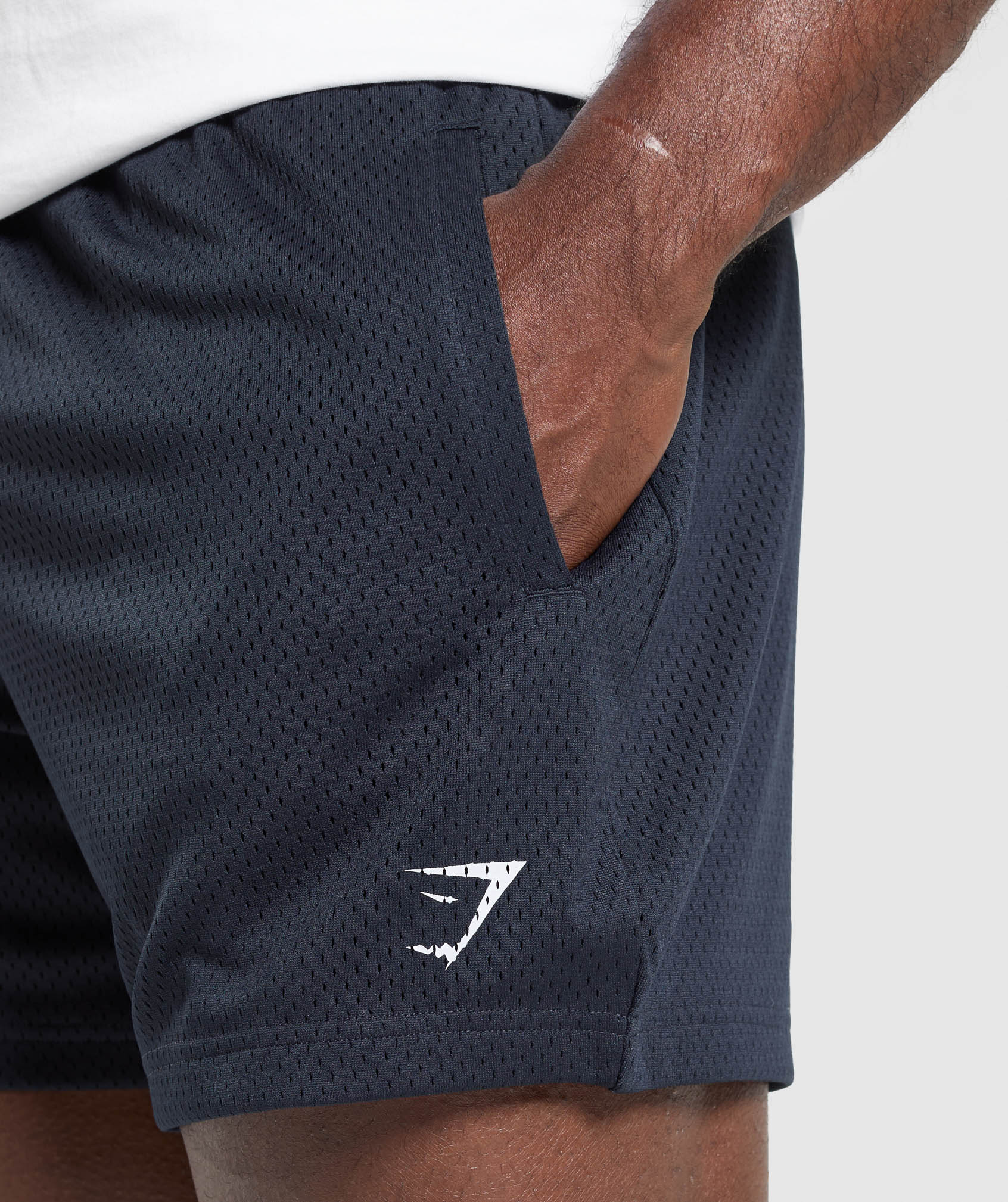 Lifting Mesh 5" Shorts Heavy Blue