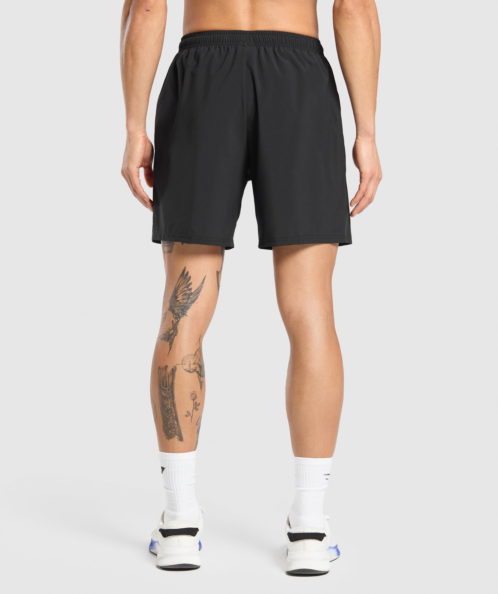 Keep Showing Up 7" Shorts Black
