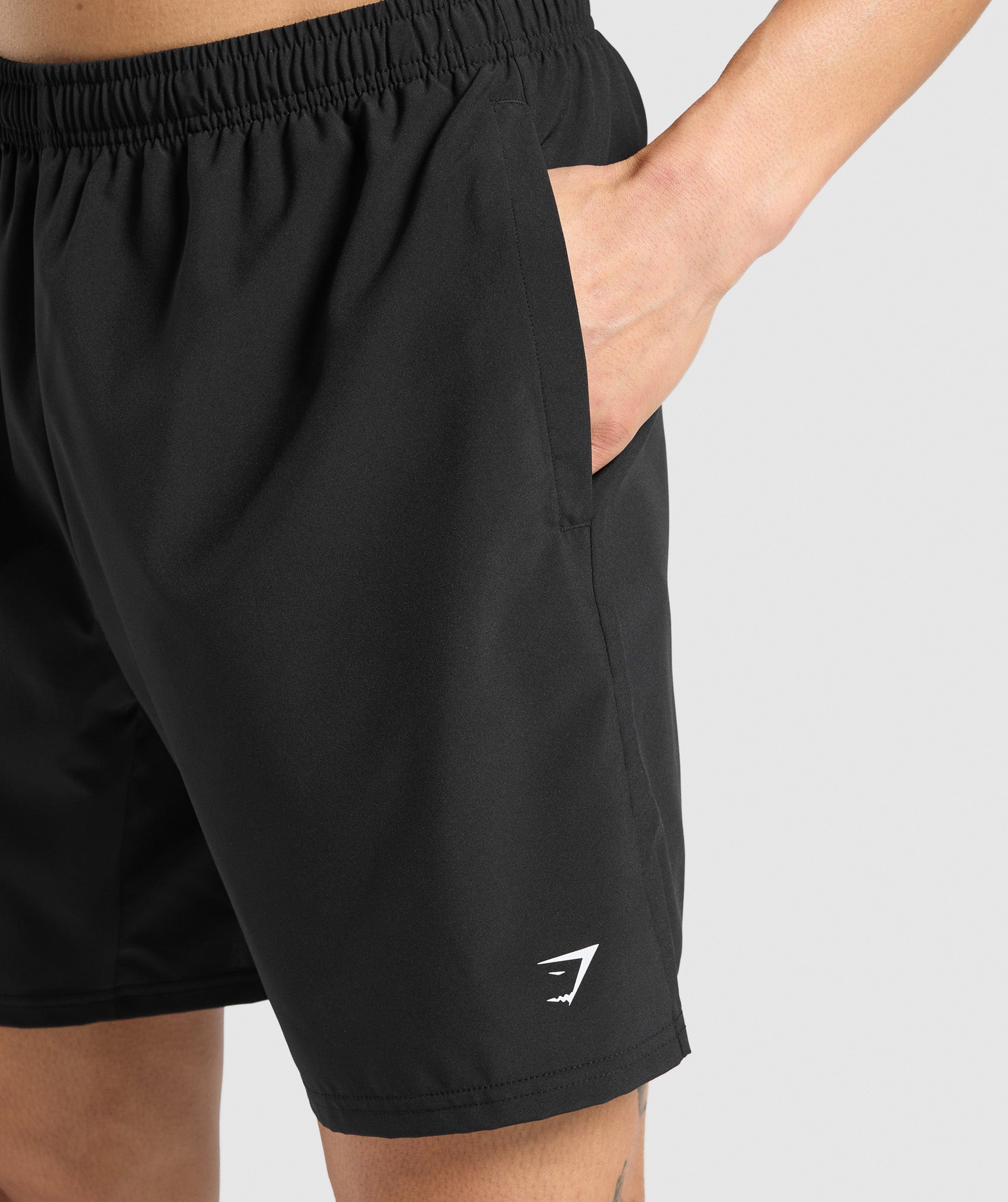 Keep Showing Up 7" Shorts Black