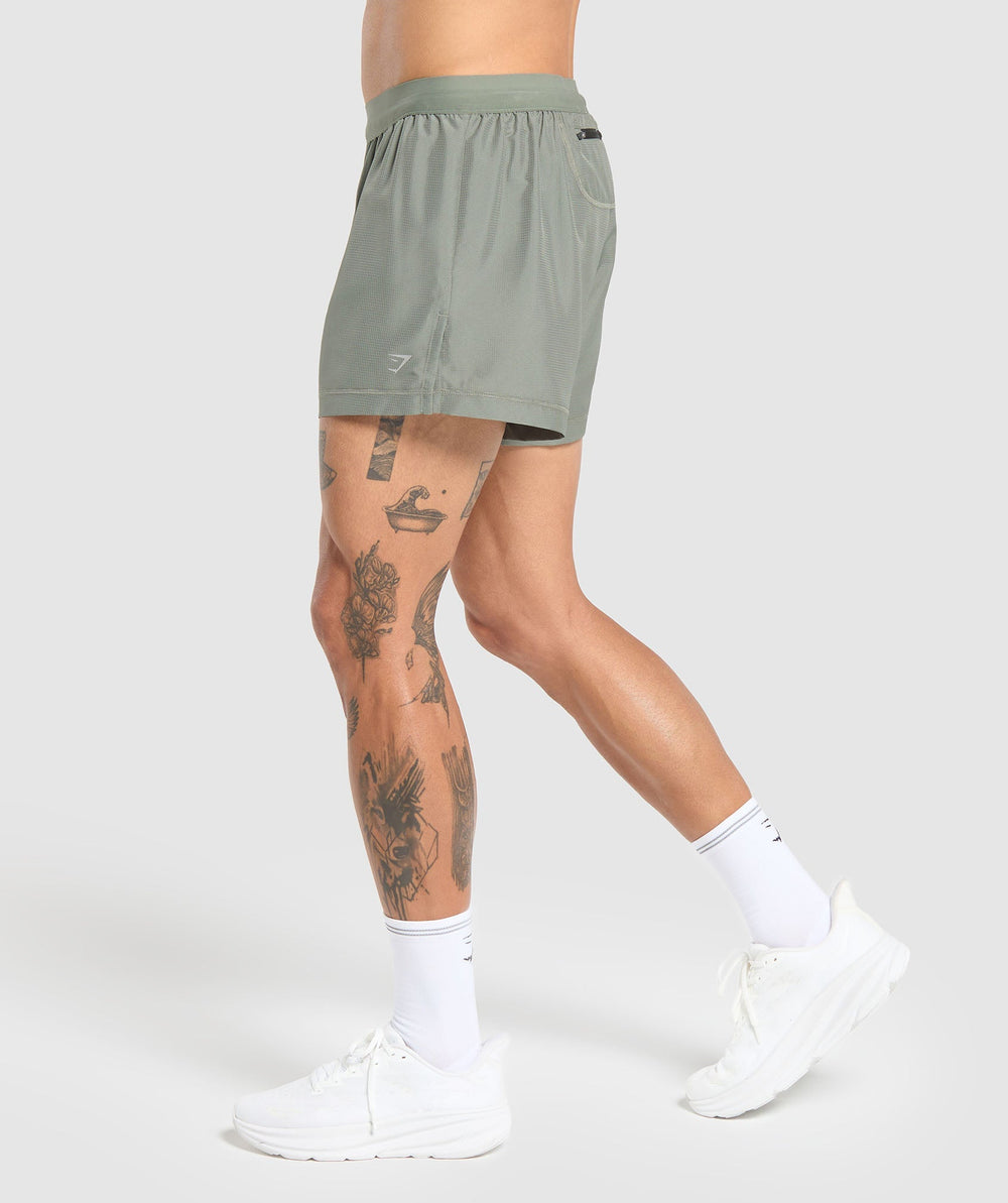 Running Shorts Unit Green