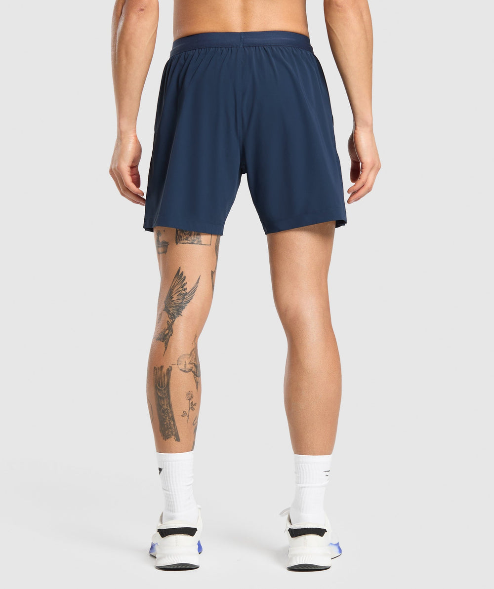Hybrid 6" Shorts Navy
