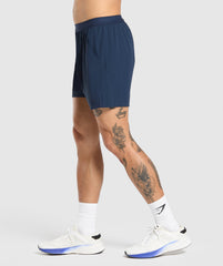Hybrid 6" Shorts Navy
