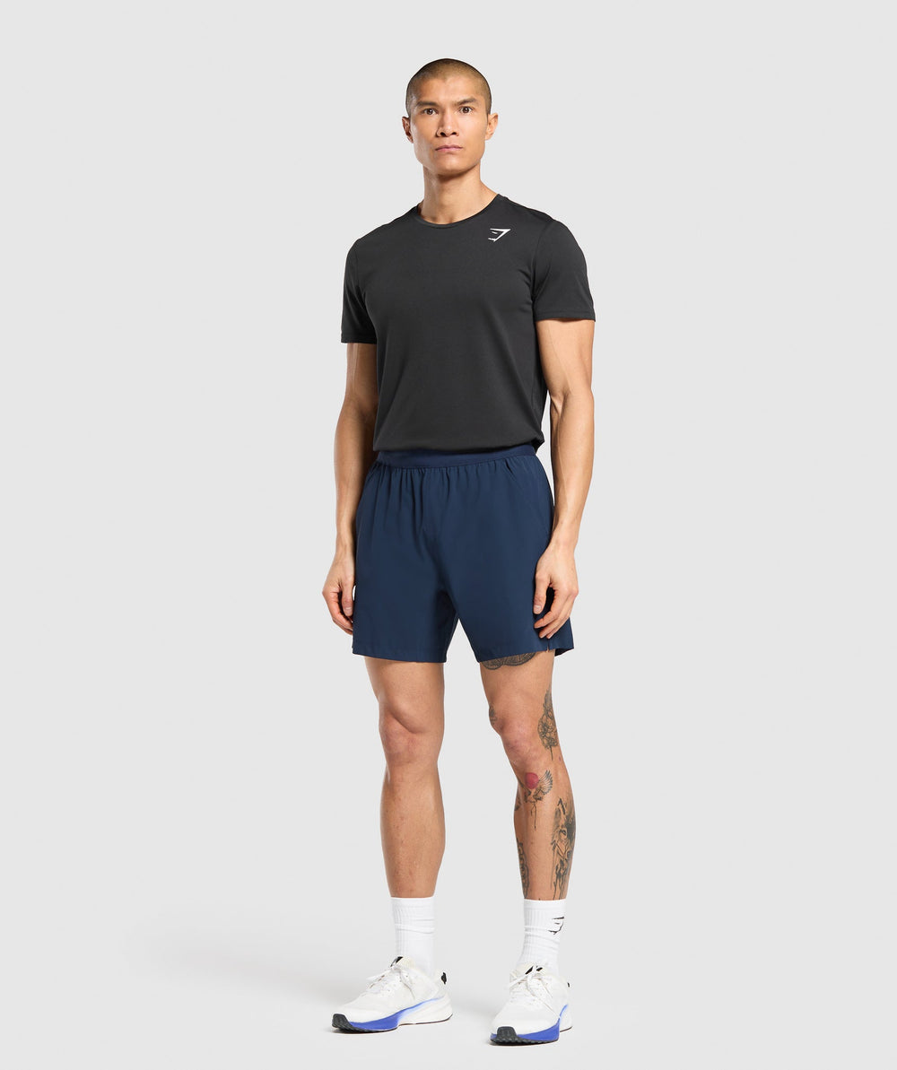 Hybrid 6" Shorts Navy