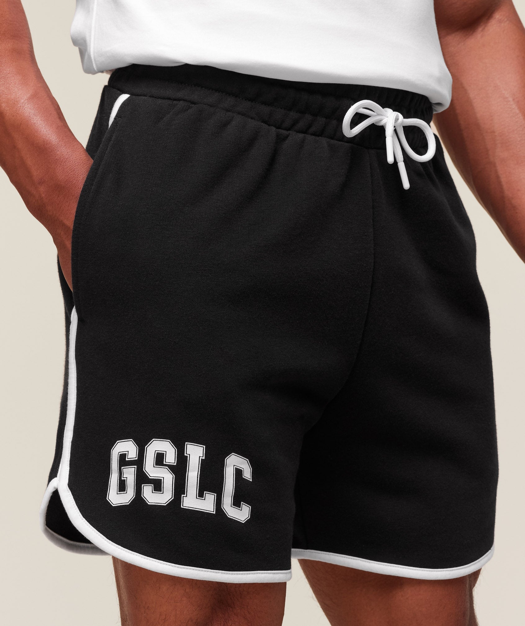 GSLC Contrast 5" Shorts Black/White