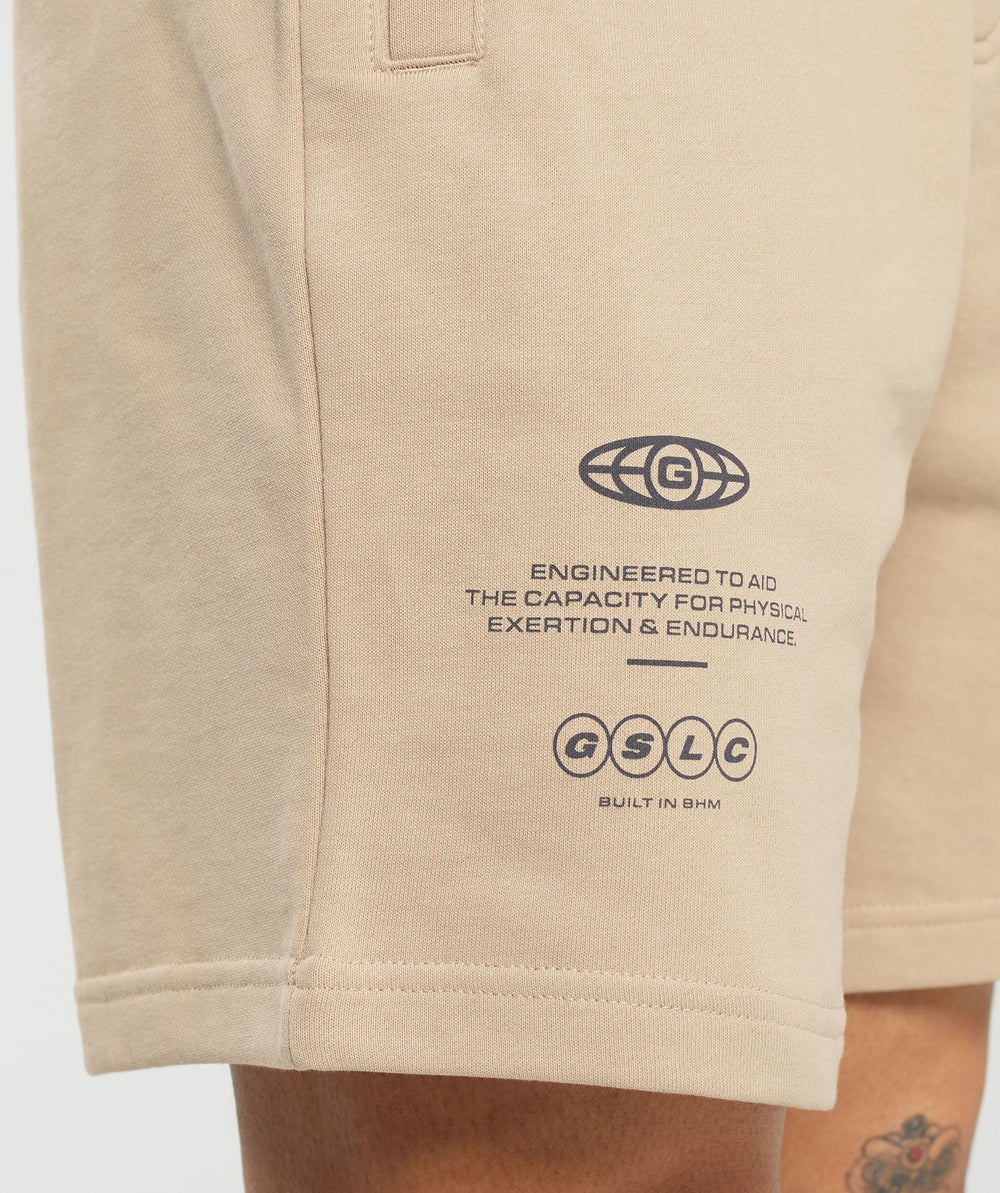 Strength and Conditioning 7" Shorts Vanilla Beige