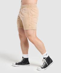 Power 5" Shorts Deep Fawn Brown
