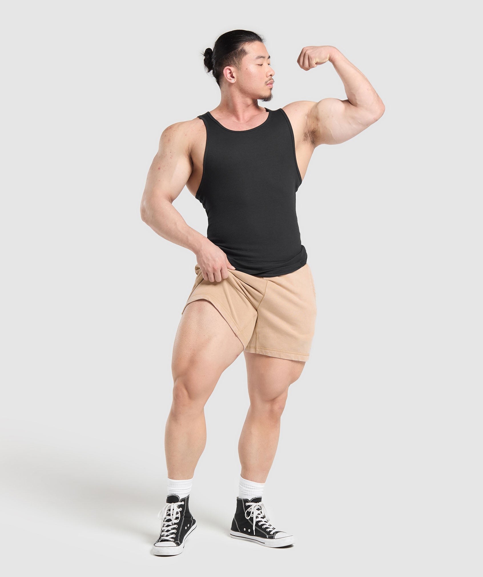 Power 5" Shorts Deep Fawn Brown