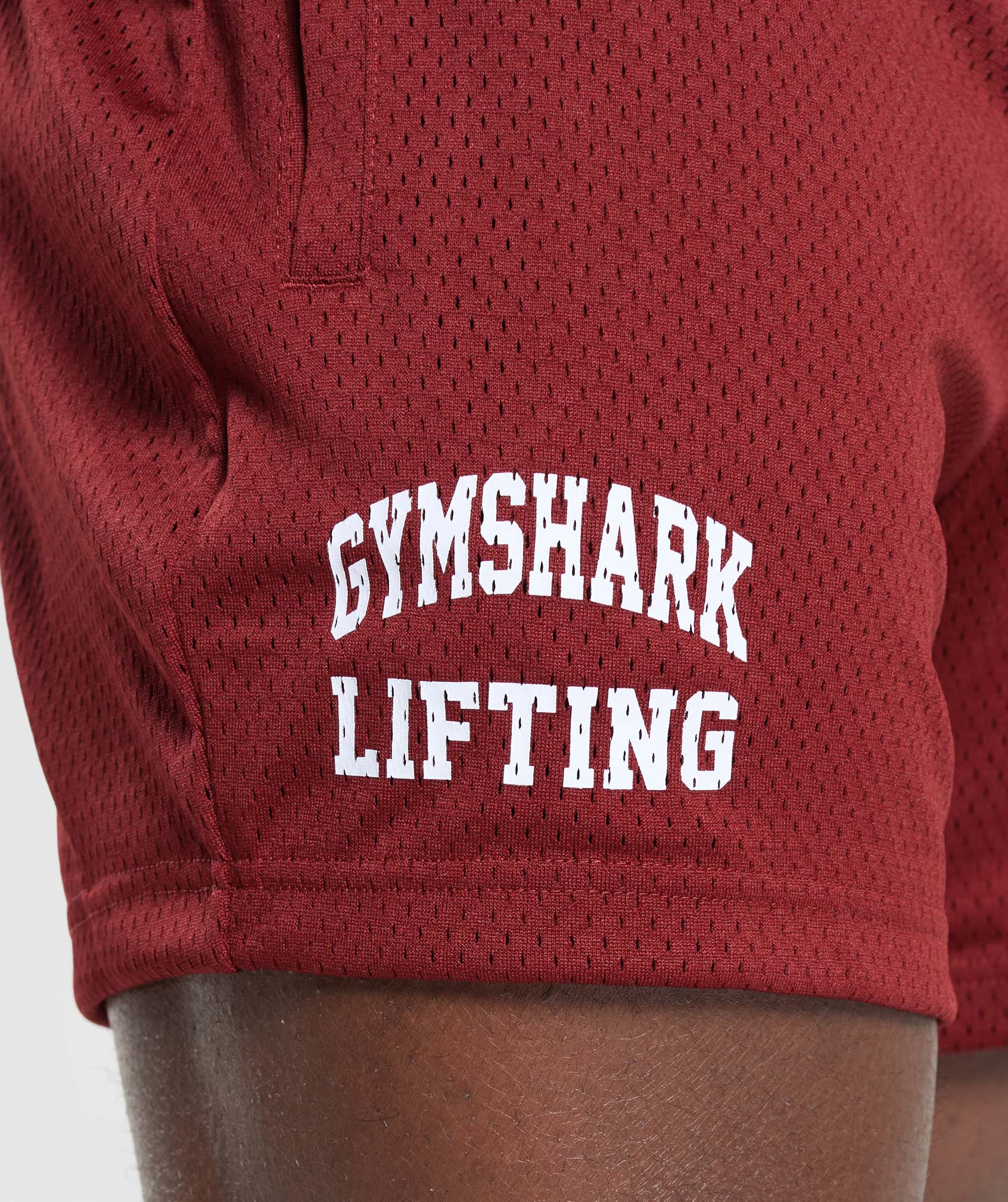 Lifting Mesh 5" Shorts Sets Red