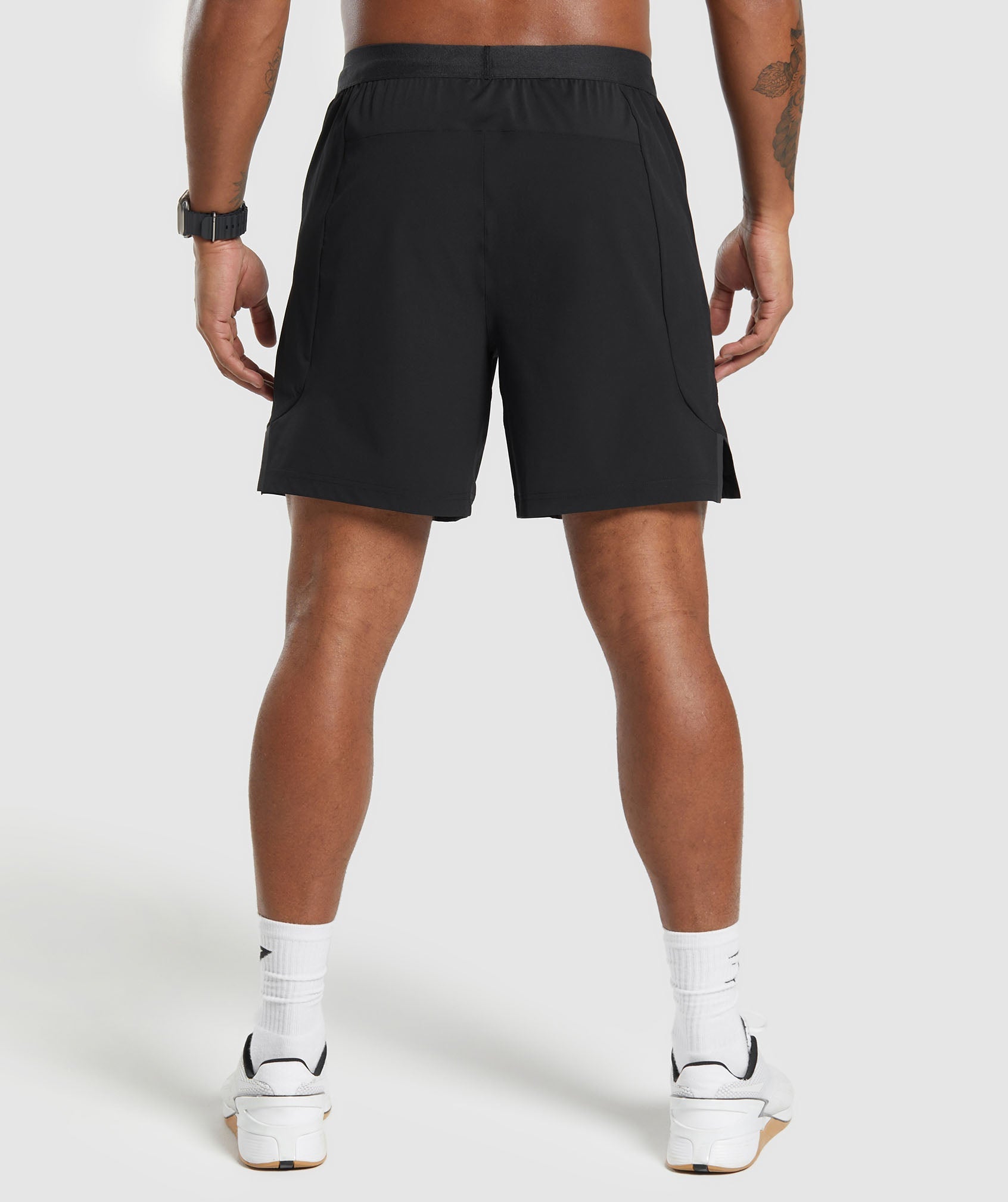 Apex 7" Hybrid Shorts Black