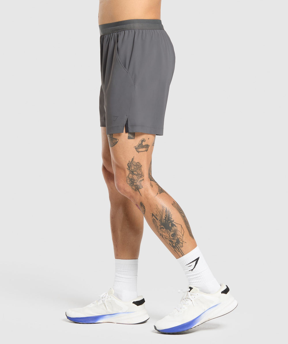 Hybrid 6" Shorts Graphite Grey