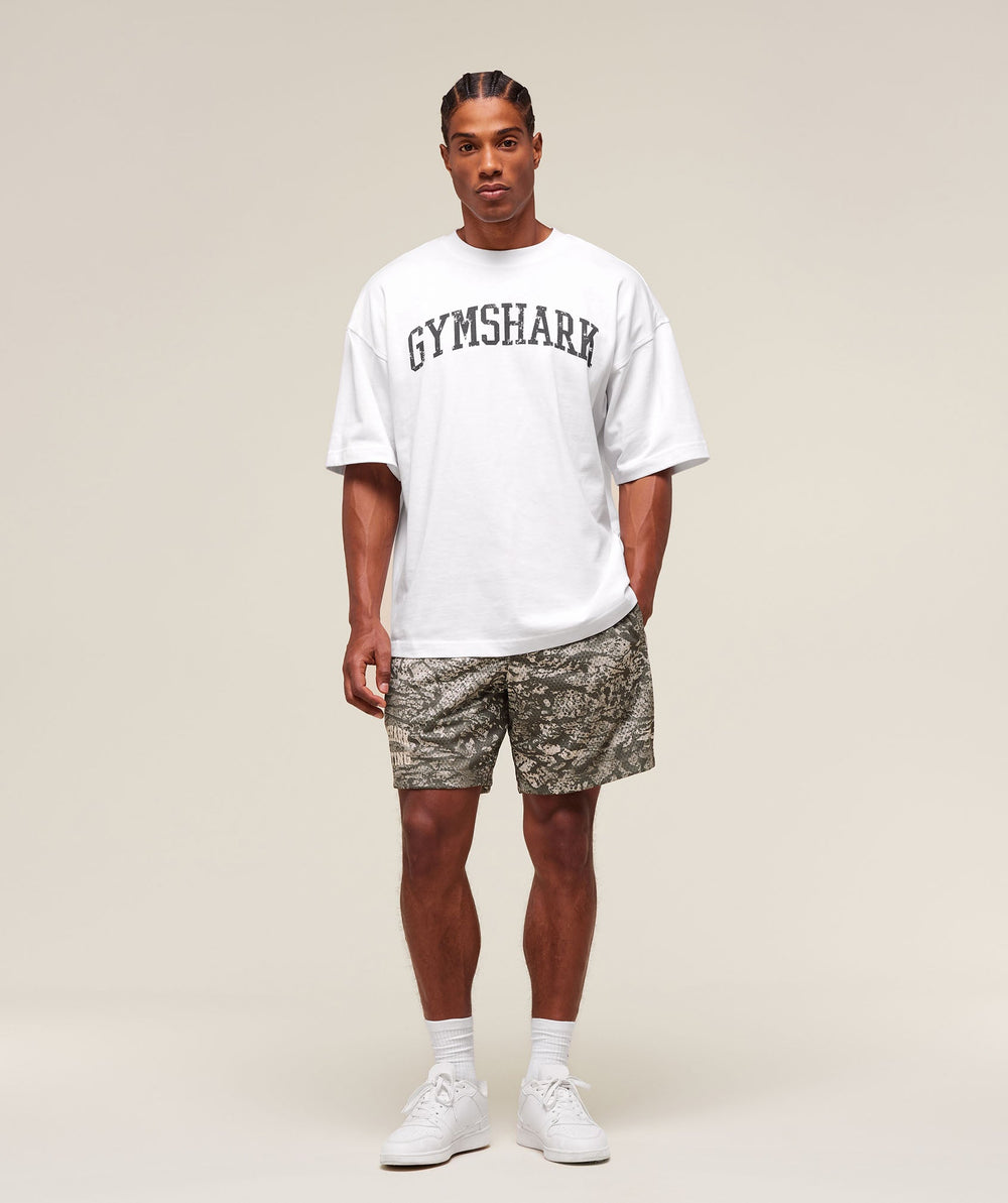 Lifting Mesh 7" Shorts Camo Brown