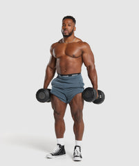 Power 5" Shorts Titanium Blue