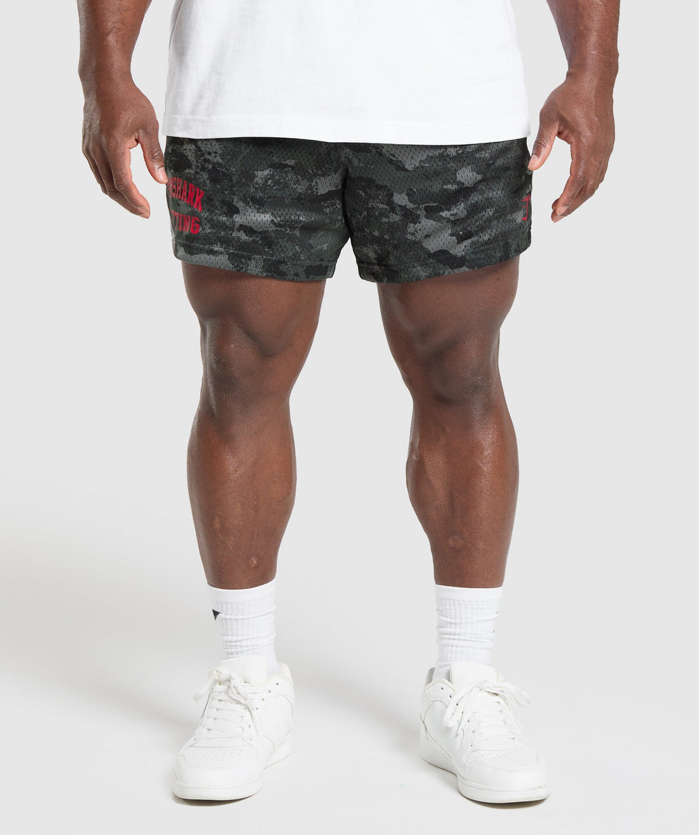 Lifting Mesh 5" Shorts Graphite Grey