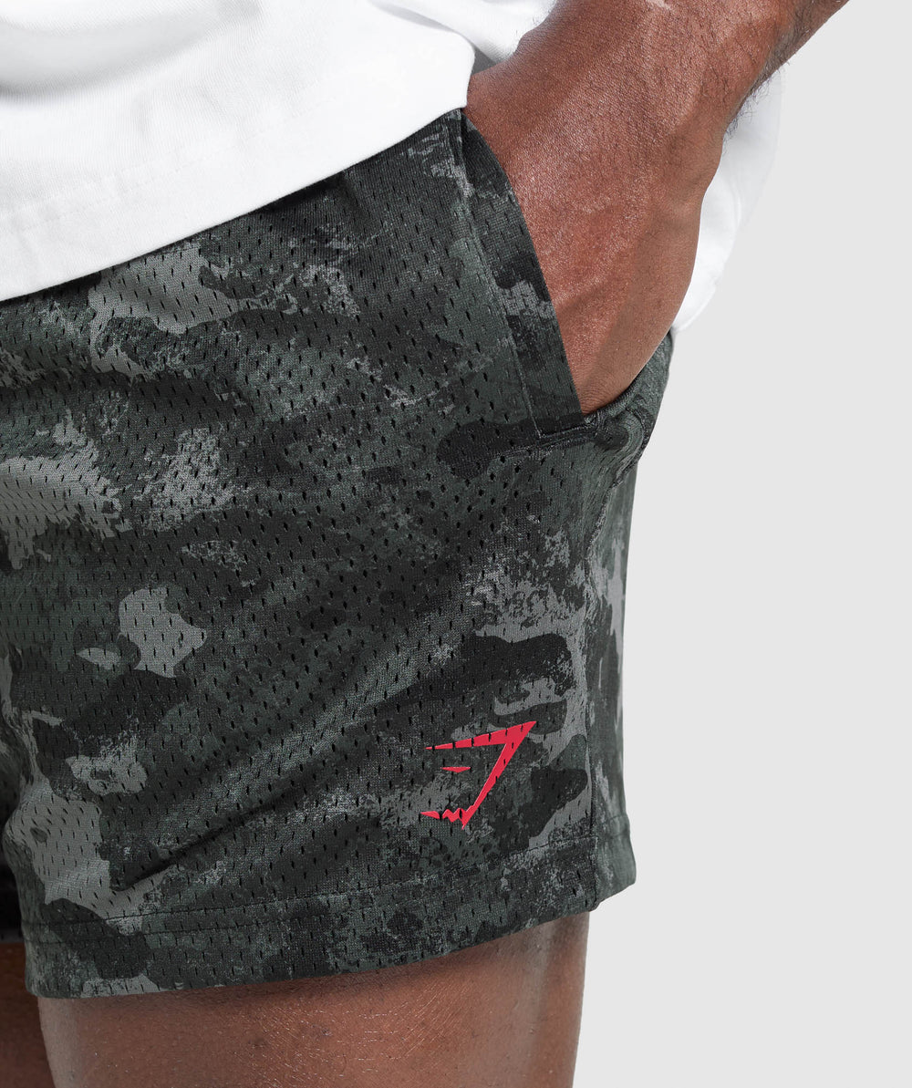 Lifting Mesh 5" Shorts Graphite Grey