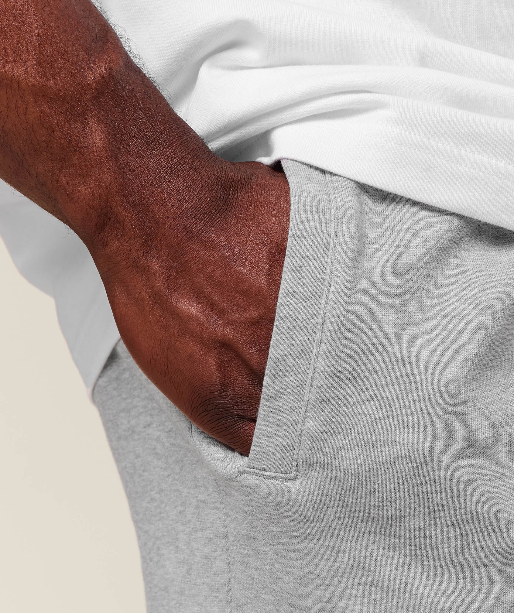 Property Of 7" Shorts Light Grey Core Marl