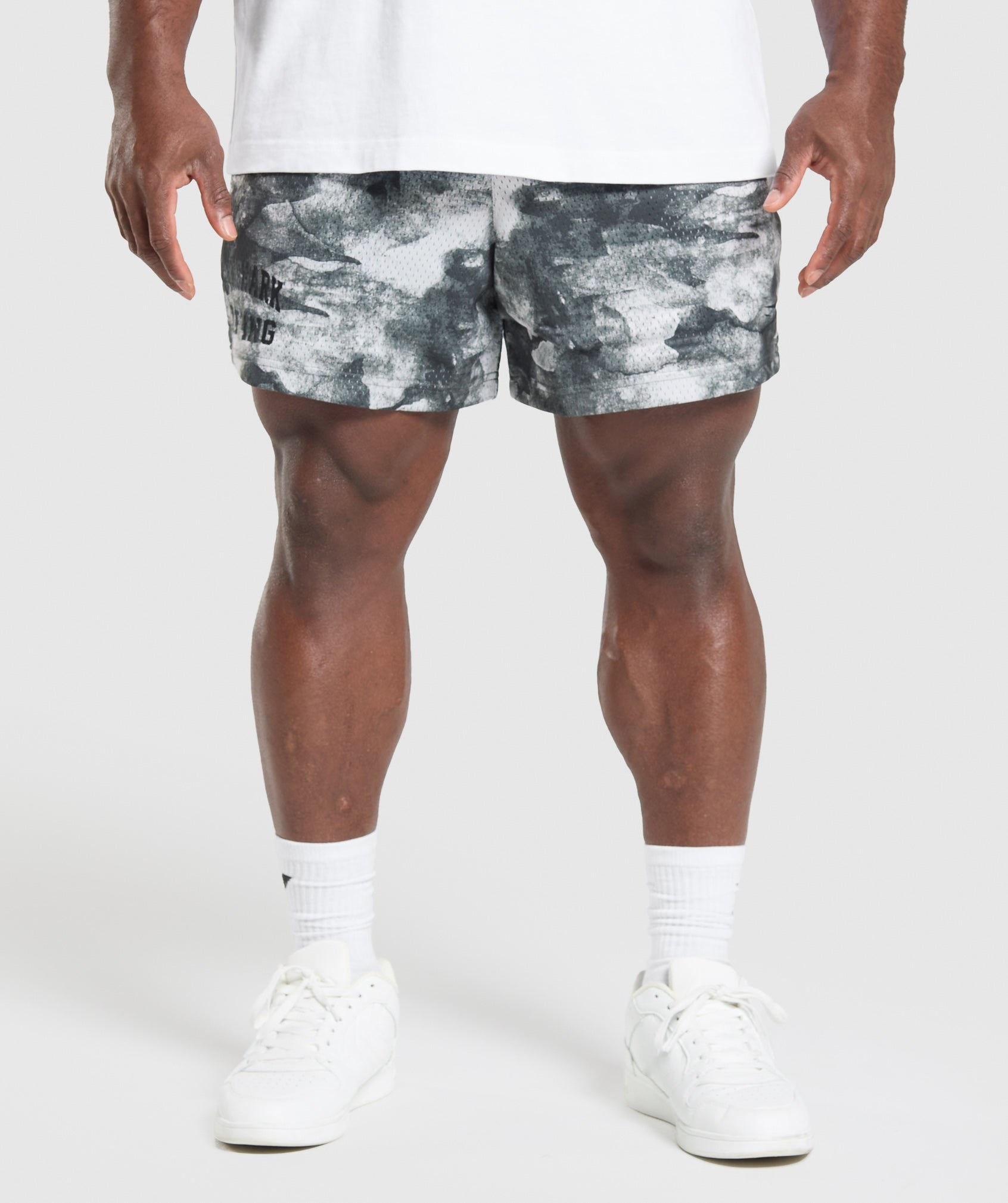 Lifting Mesh 5" Shorts Metal Grey