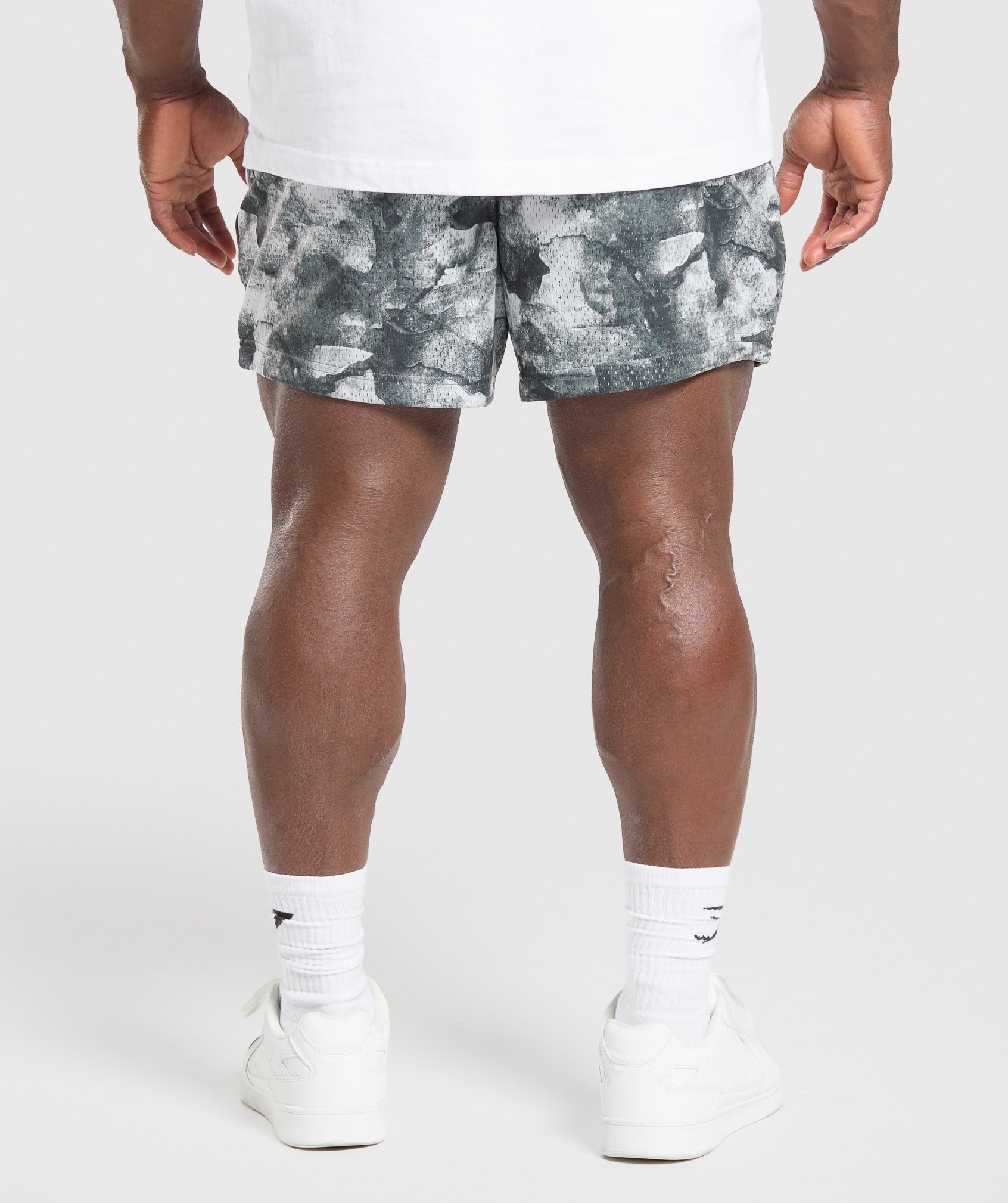 Lifting Mesh 5" Shorts Metal Grey