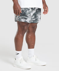 Lifting Mesh 5" Shorts Metal Grey