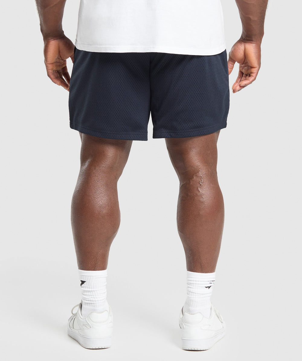 Lifting Mesh 7" Shorts Heavy Blue