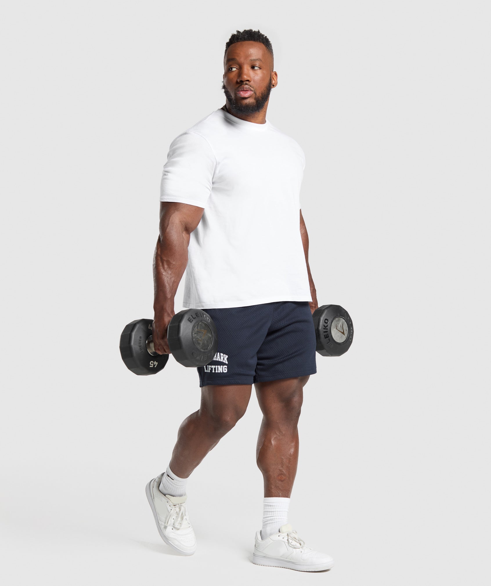 Lifting Mesh 7" Shorts Heavy Blue
