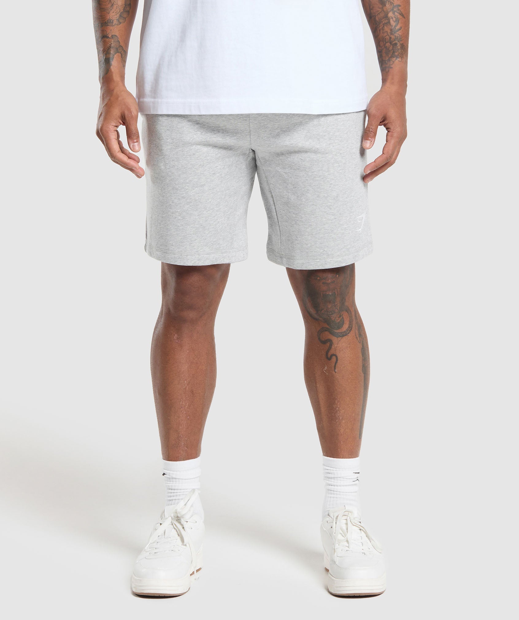 Crest 9" Shorts Light Grey Marl