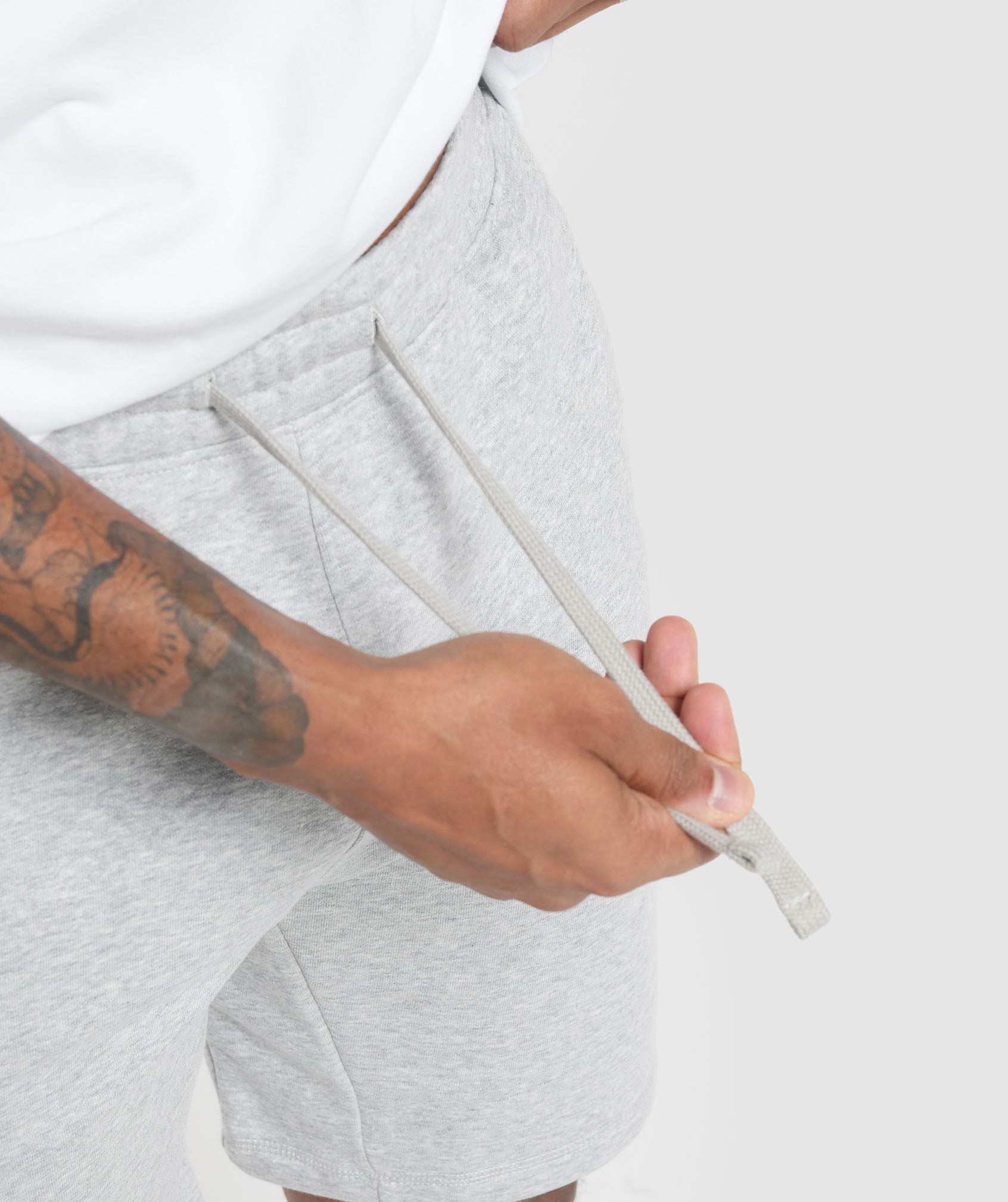 Crest 9" Shorts Light Grey Marl