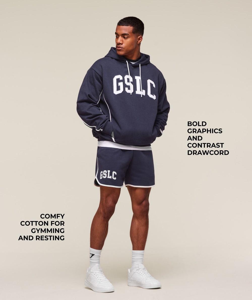 GSLC Contrast 5" Shorts Heavy Blue/Soft White
