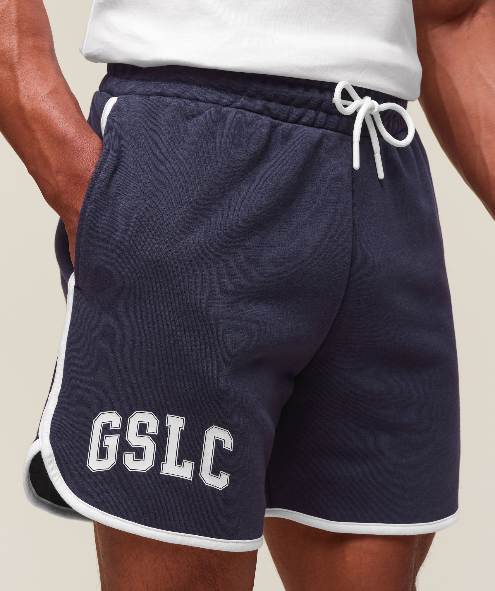 GSLC Contrast 5" Shorts Heavy Blue/Soft White