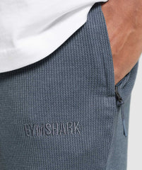 Waffle Shorts Titanium Blue