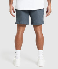 Waffle Shorts Titanium Blue
