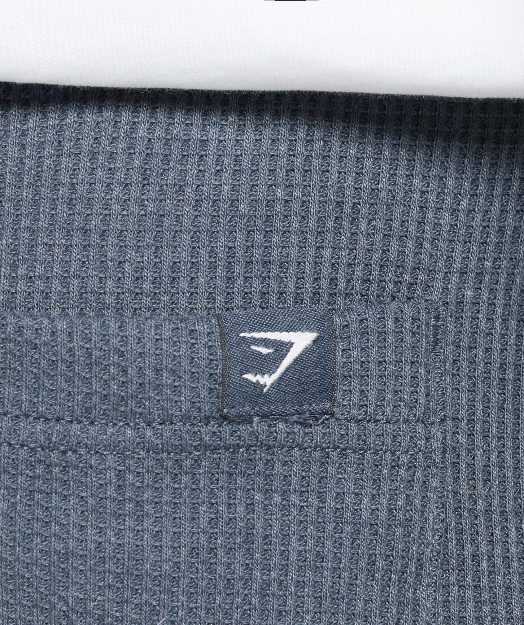 Waffle Shorts Titanium Blue