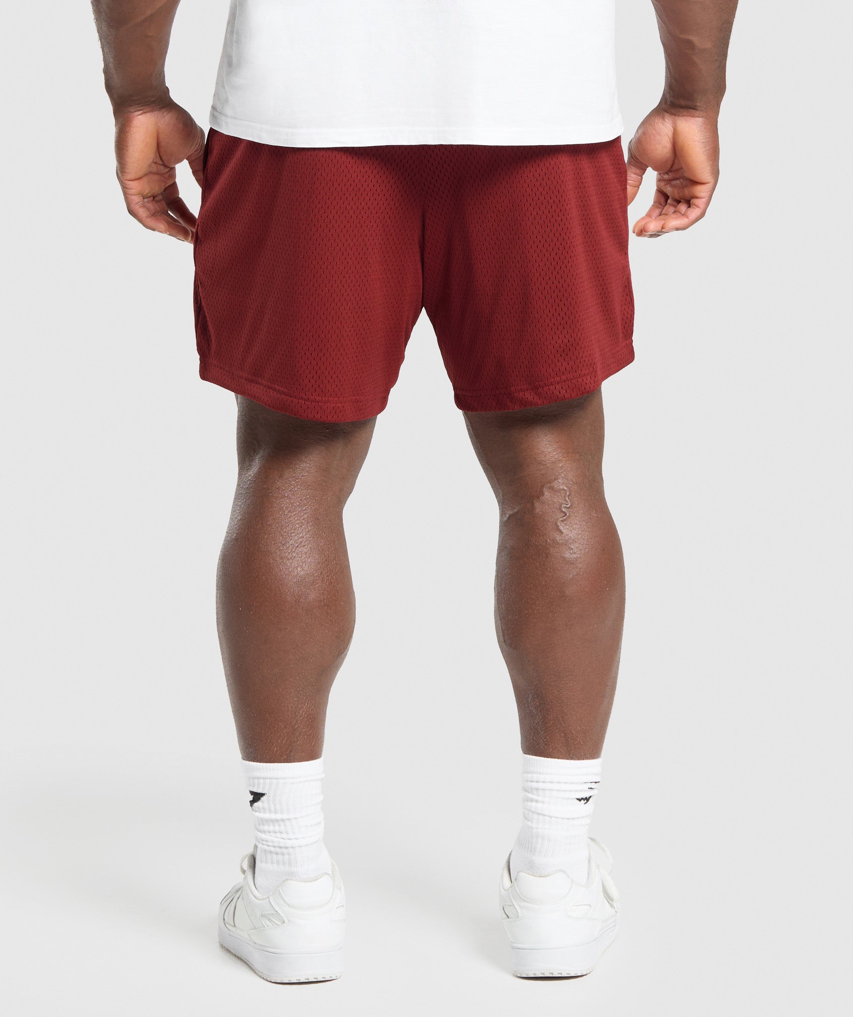 Lifting Mesh 7" Shorts Sets Red