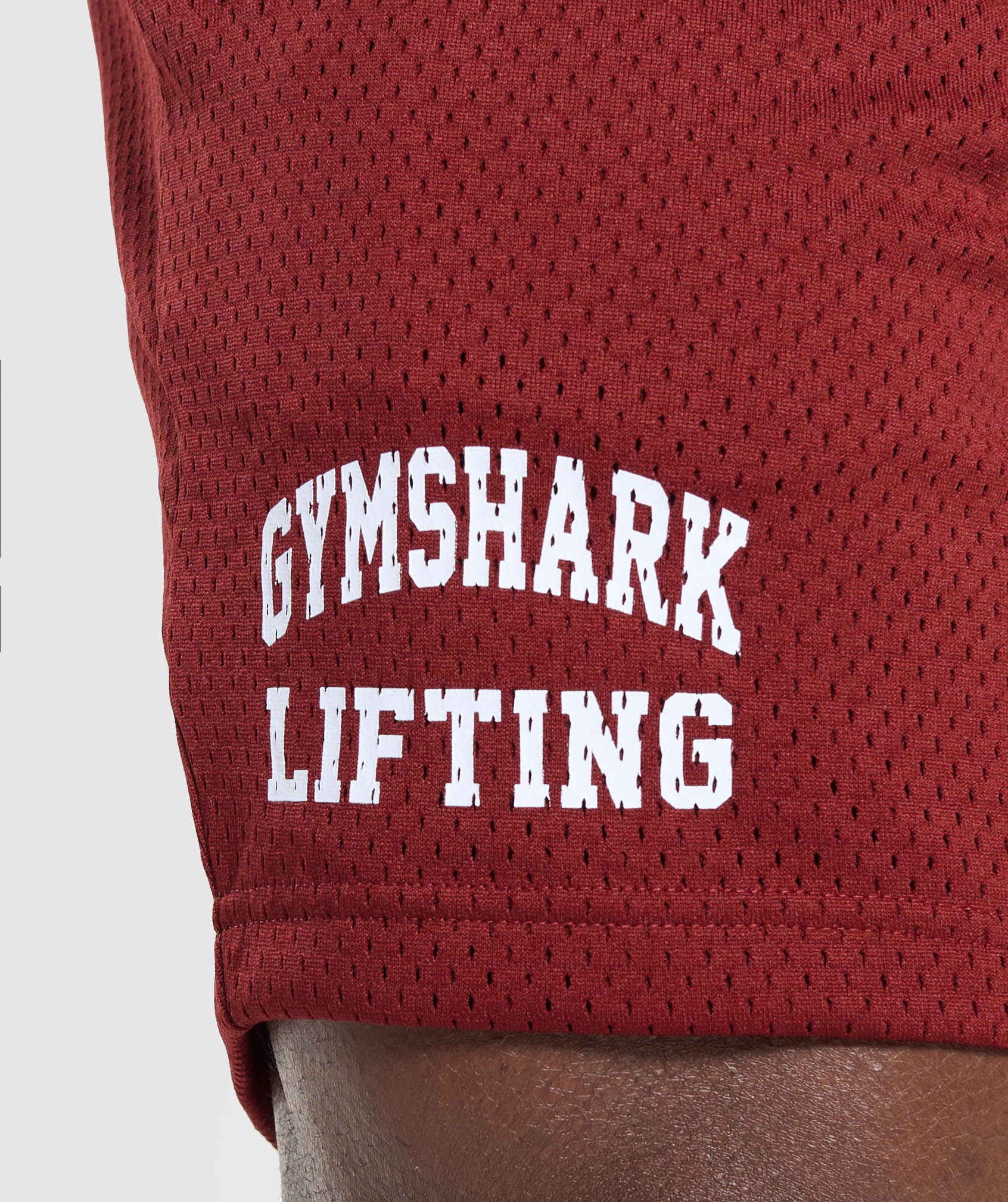 Lifting Mesh 7" Shorts Sets Red