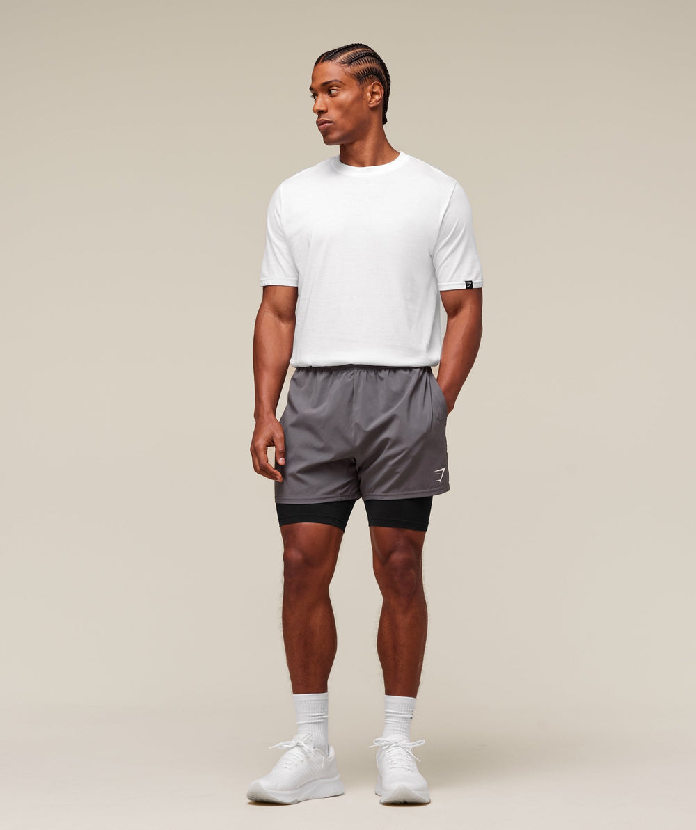 everywear Warp Knit Half Tight Black