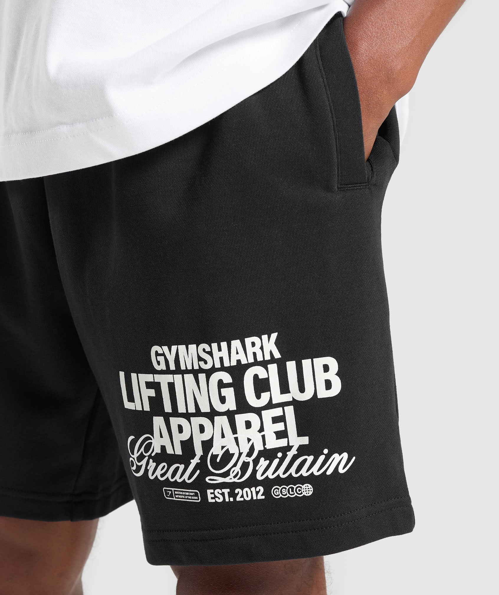 Lifting Club Apparel Graphic Shorts Black
