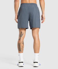 Keep Showing Up 7" Shorts Titanium Blue