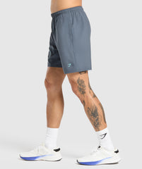 Keep Showing Up 7" Shorts Titanium Blue