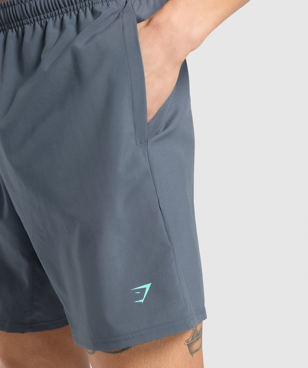 Keep Showing Up 7" Shorts Titanium Blue
