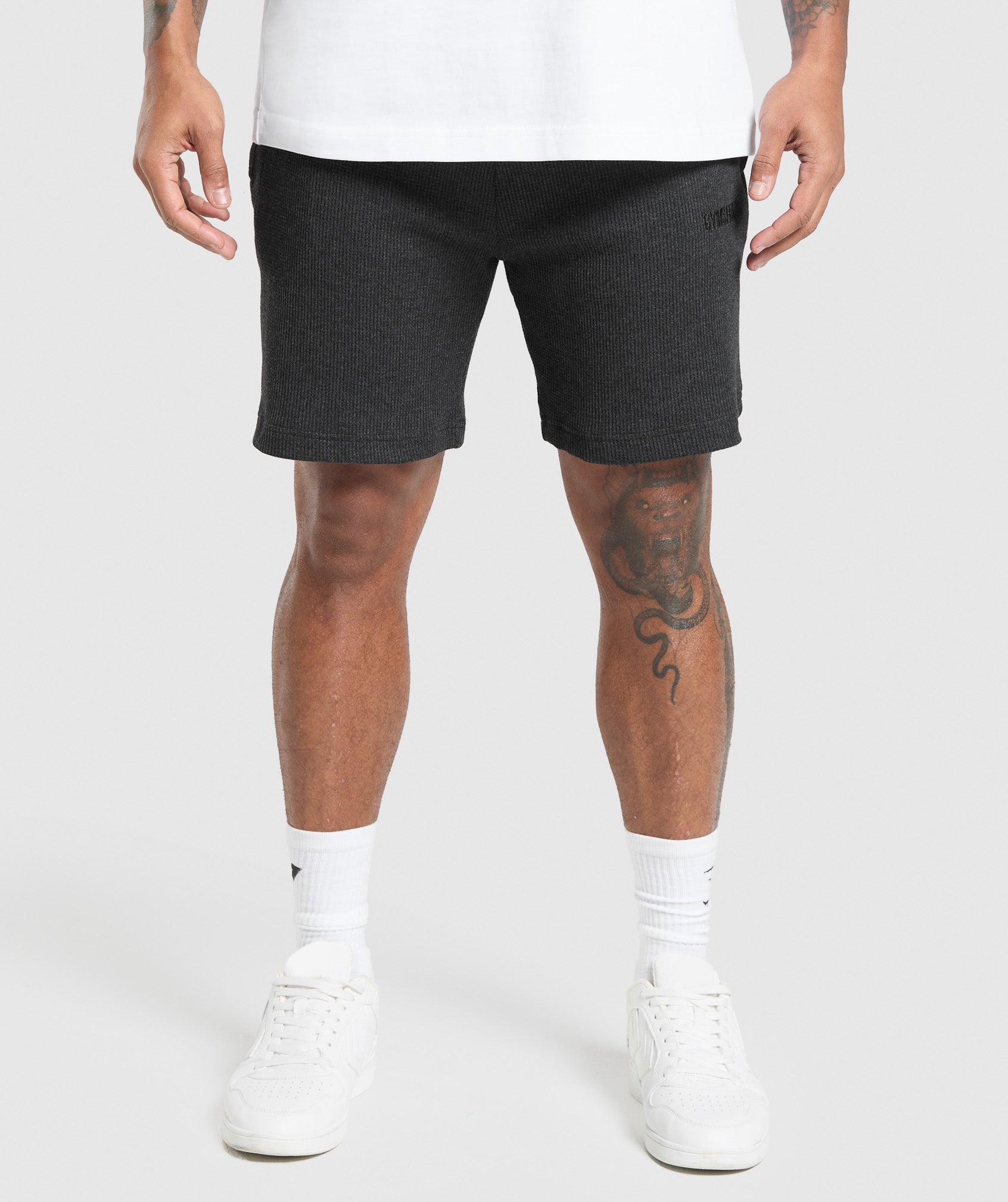 Waffle Shorts Black