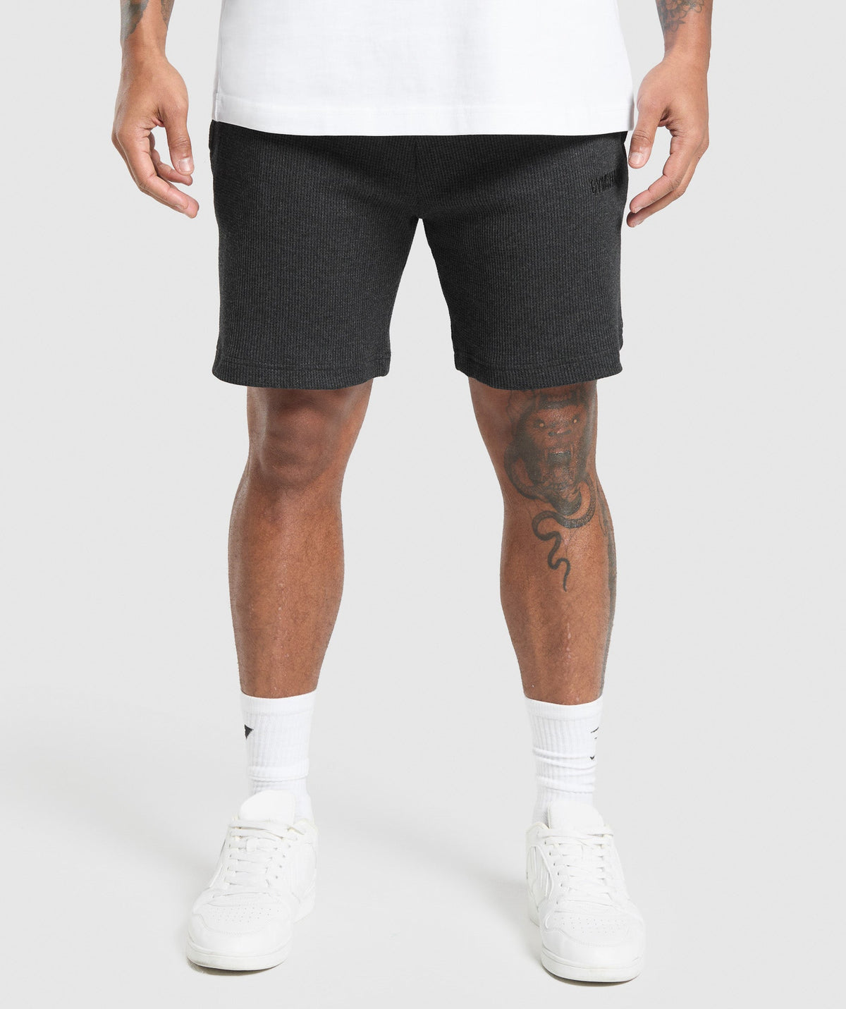 Waffle Shorts Black
