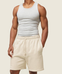 everywear Sweat Shorts Oat White