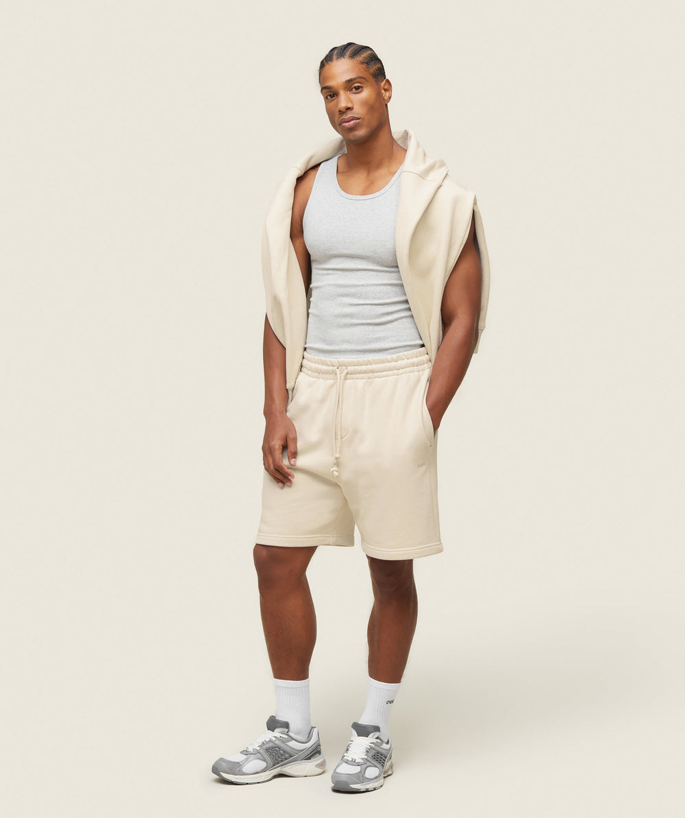 everywear Sweat Shorts Oat White