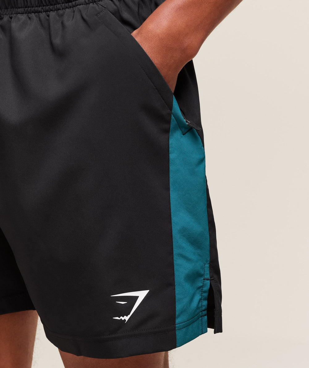 Sport  7" Shorts Black/Functional Teal