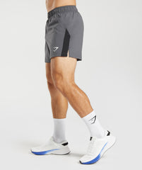 Sport 5" Shorts Silhouette Grey/Black
