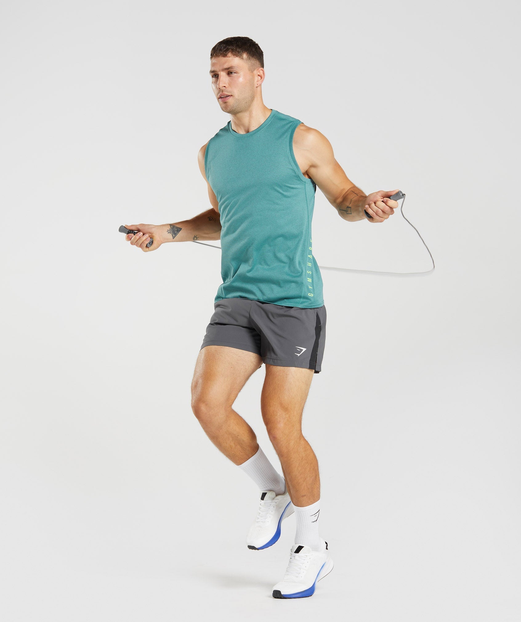 Sport 5" Shorts Silhouette Grey/Black